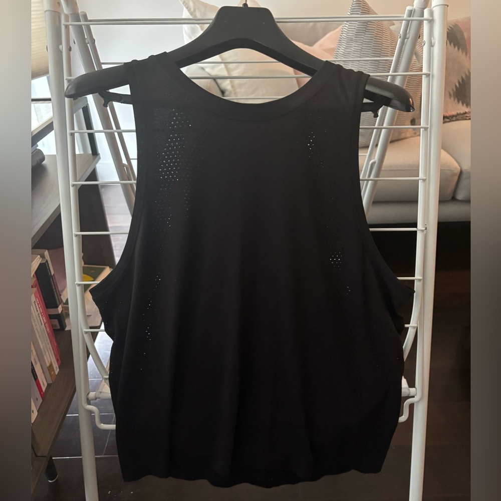 Lululemon Sleeveless Black Tank Top, Size 10